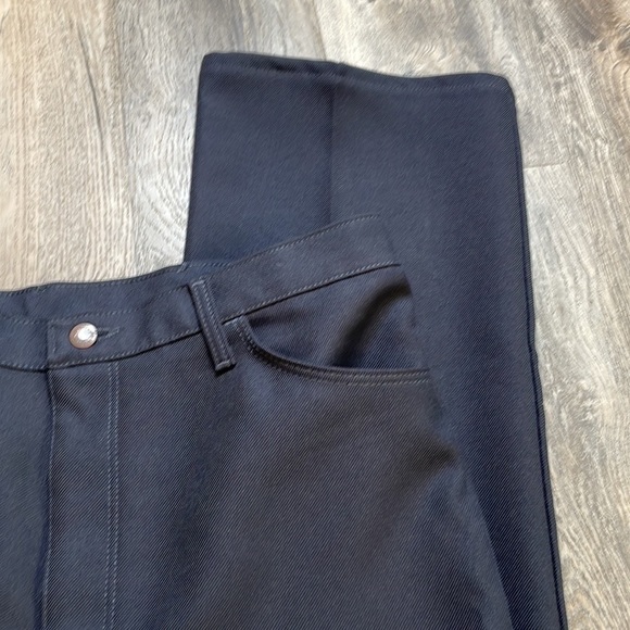 Wrangler Men’s Navy Blue Polyester Bootcut Pants, size 36x32 - Picture 4 of 8